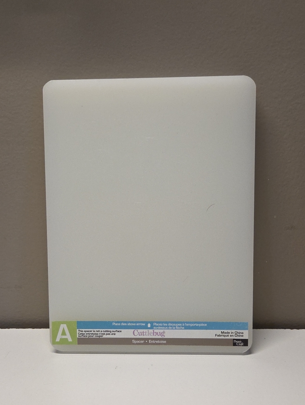 Cuttlebug Base Plate A